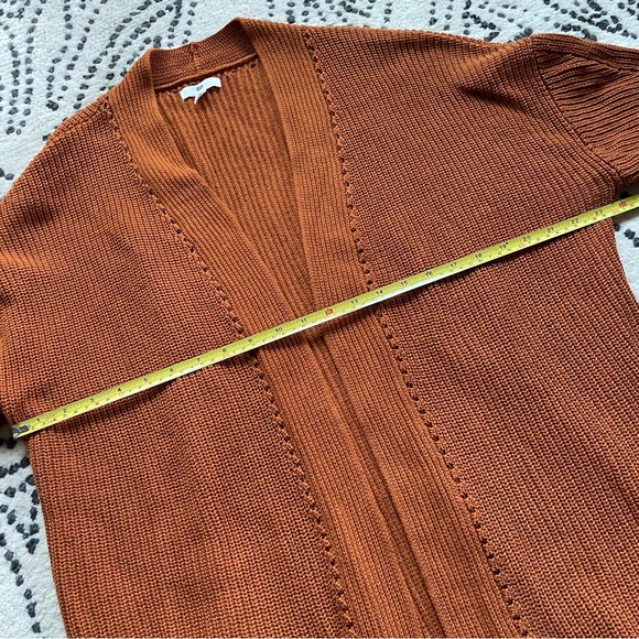 BP Cotton Open Front Long Cardigan Sweater - Picture 5 of 8
